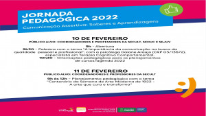Jornada Pedagógica da Secult acontece dias 10 e 11 de fevereiro